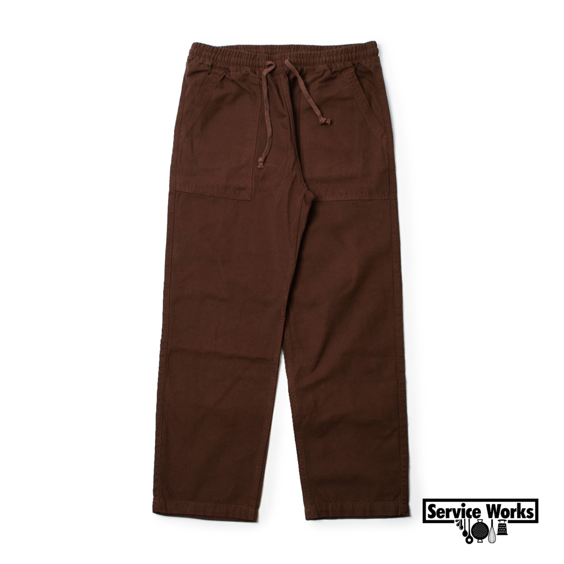 CLASSIC CANVAS CHEF PANTS (Brown)