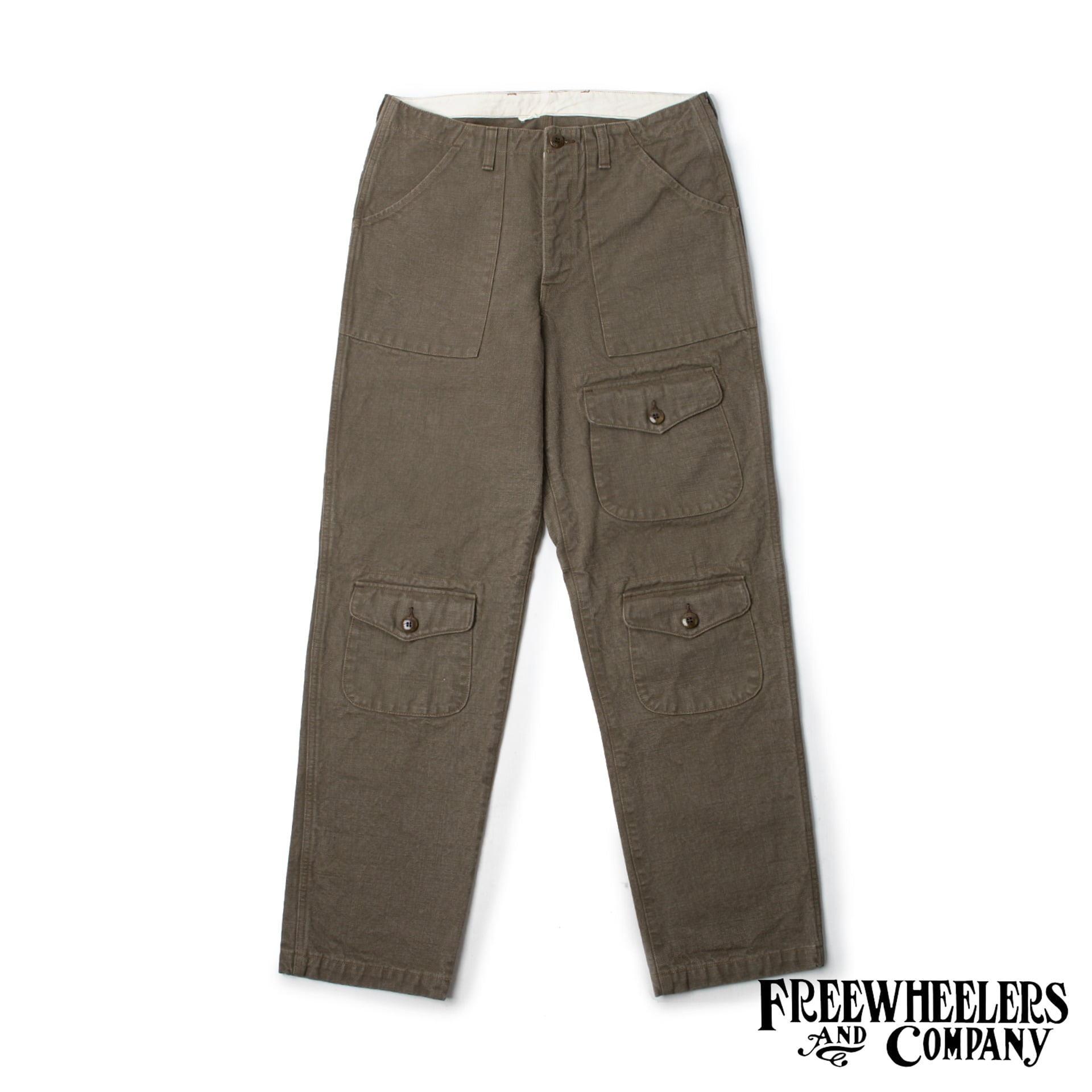  [GREAT LAKES GMT. MFG. CO]  HUNTING TROUSERS   &quot;BEAR TOOTH&quot;   (Yarn-Dyed Olive)