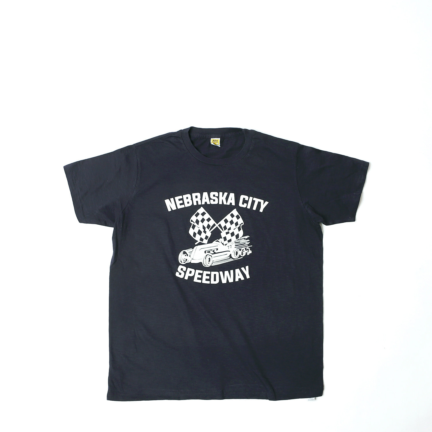 Loopwheel NEBRASKA CITY Short Sleeve T-Shirts (Navy)