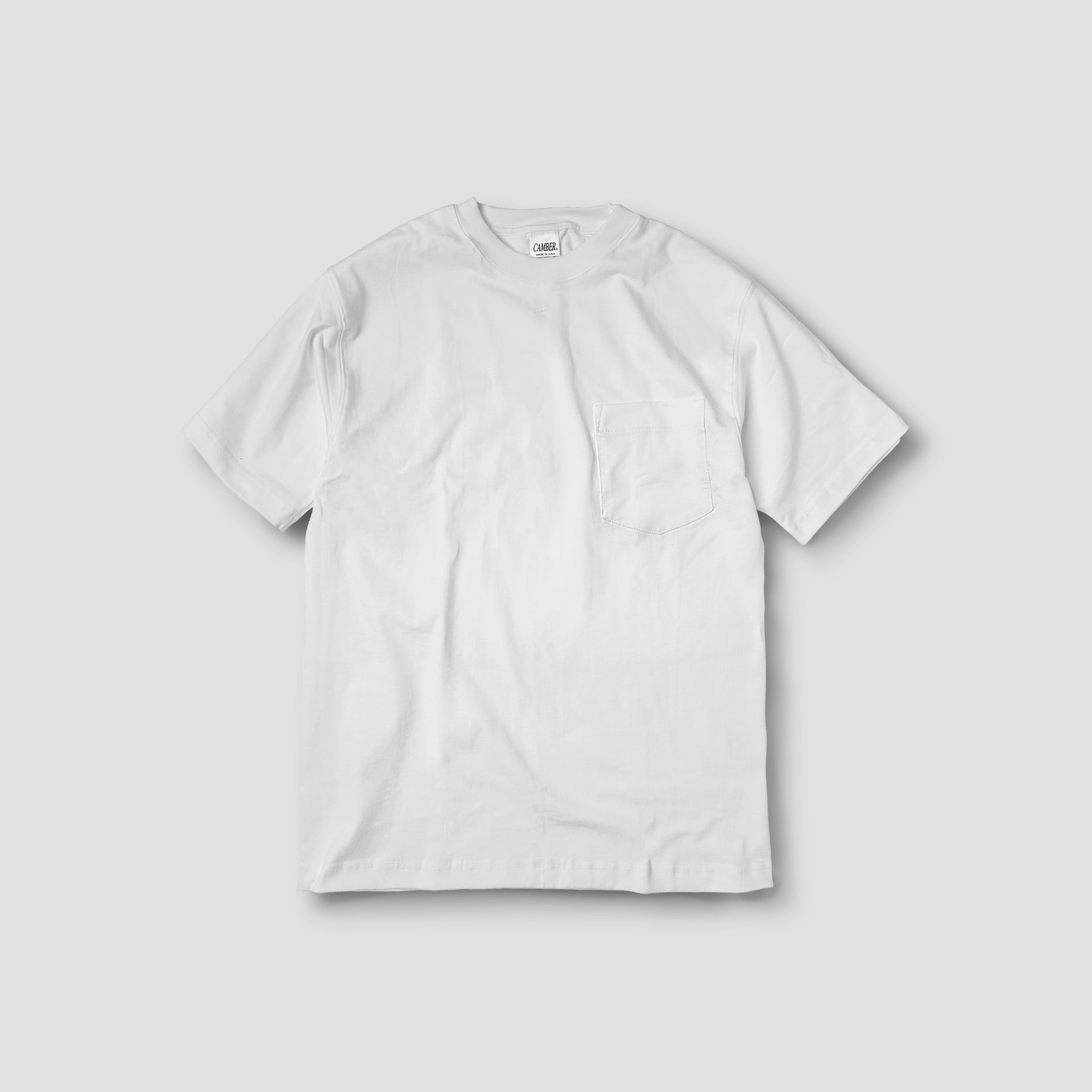 #302 Max Weight Pocket T-shirts (White)
