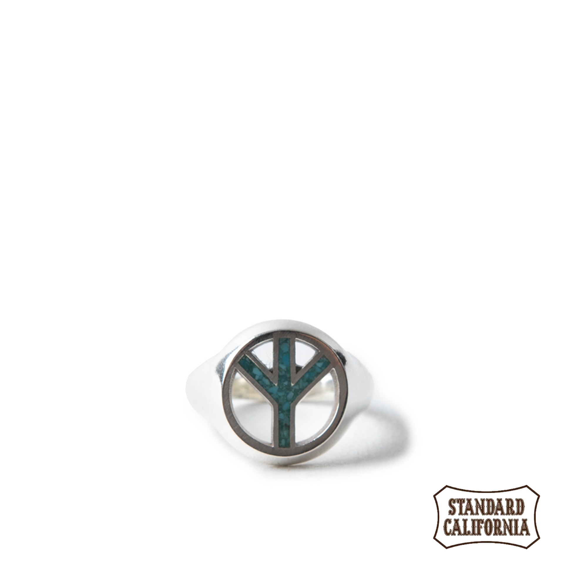 CALIFOLKS PEACE INLAY RING (Turquoise)