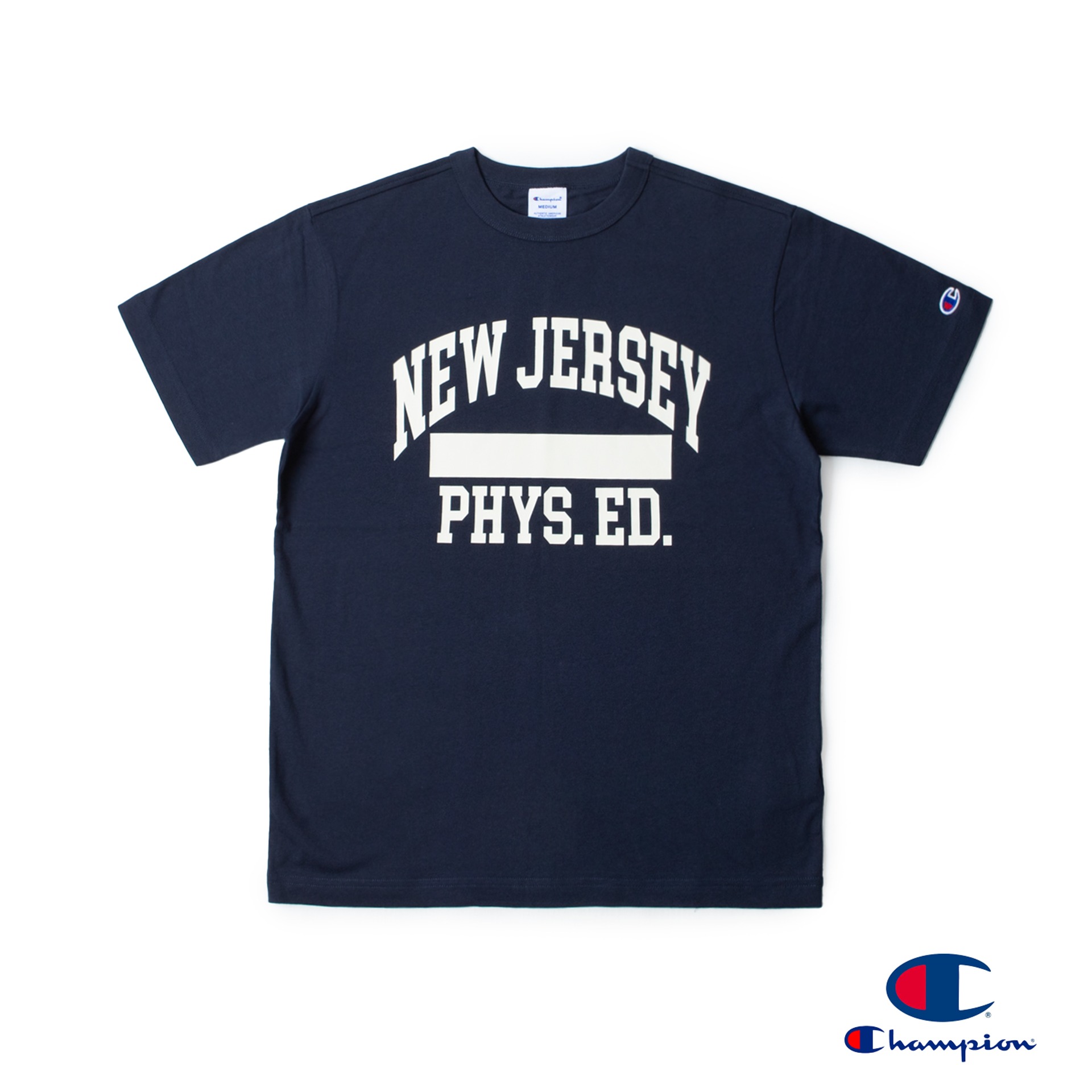 BASIC S/S TEE &quot;NEW JERSEY&quot; (Navy)