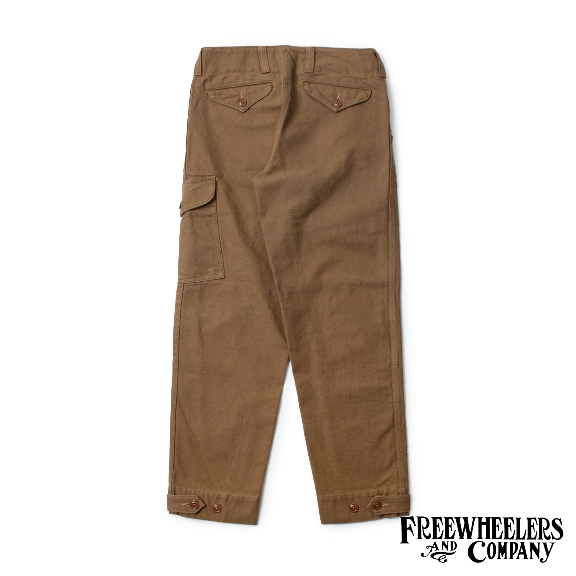 [UNION SPECIAL OVERALLS]  Military Trouser  AVIATORS TROUSERS  (Dark Beige)  (5/3 Open)
